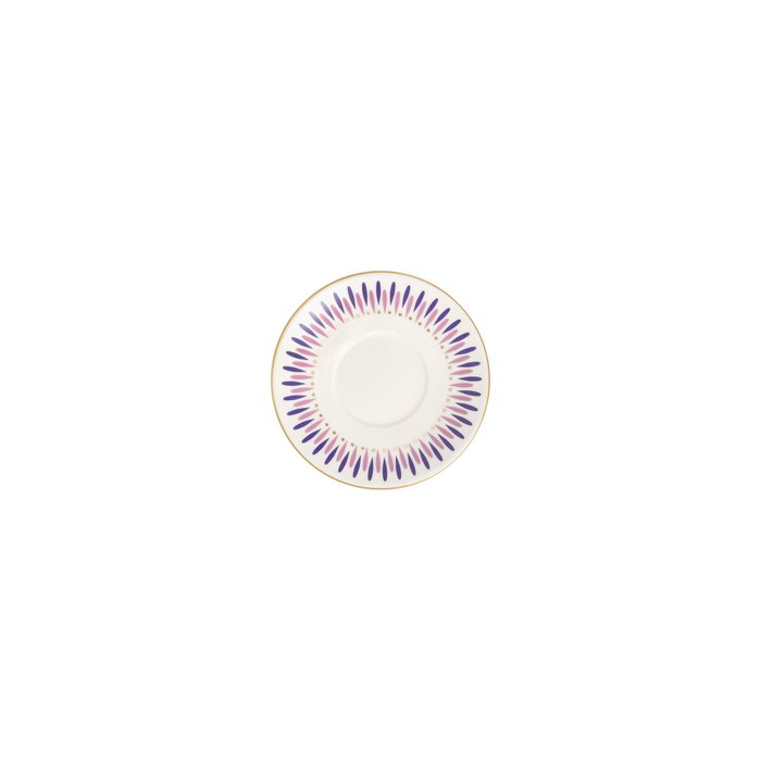Hermia Juego de Tazas de Café Palm - Purple en Porcelana de 4 Piezas